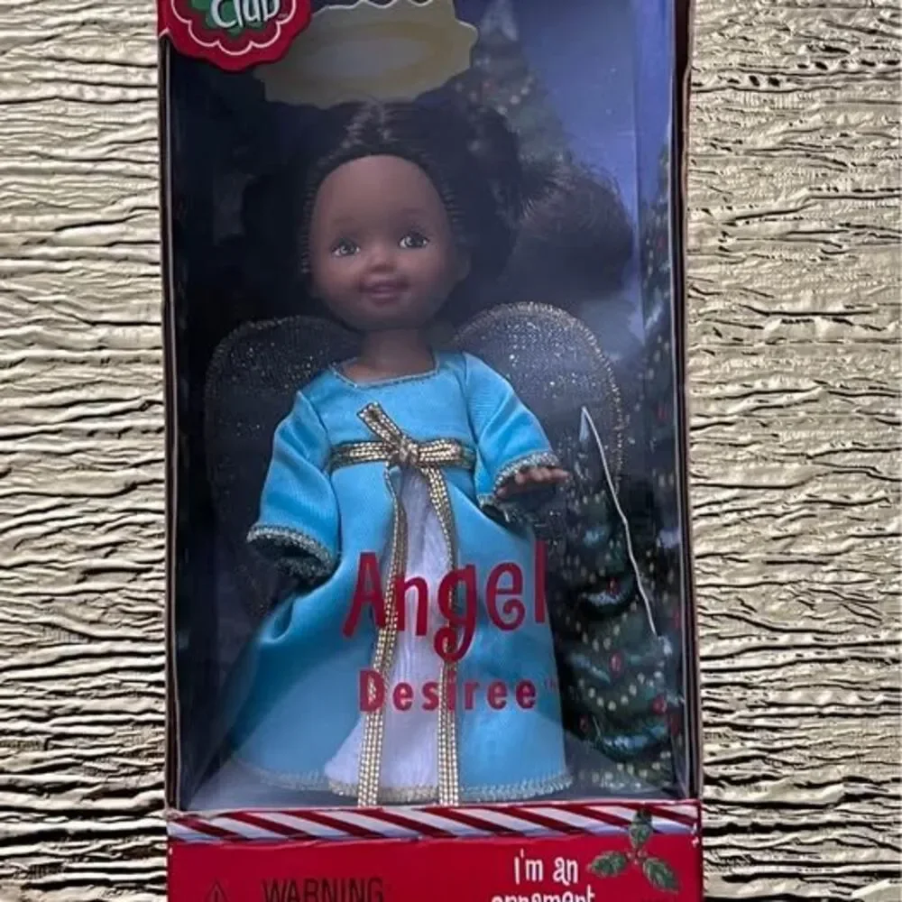 Kelly Club Doll or Barbie Ornament 2001 Angel Desiree